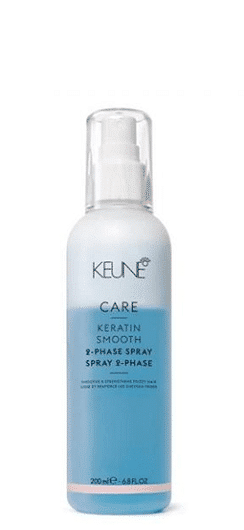 keune keratin smooth 2 phase spray kabuki hair