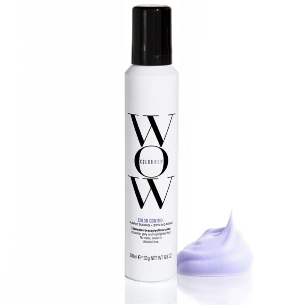 Color Wow Color Control Purple Toning & Styling Foam kabuki Hair